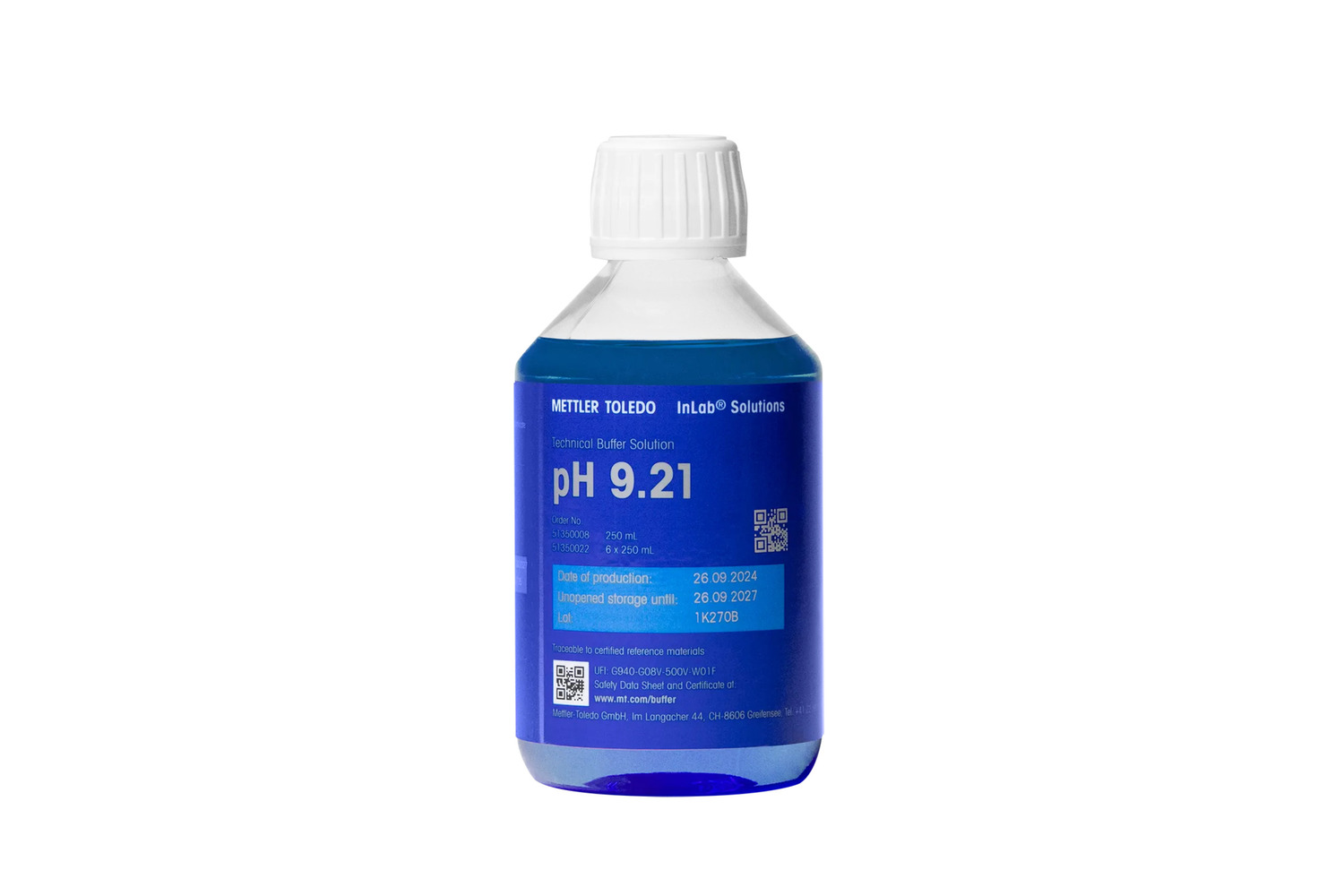 Buffer Solution pH 9.21